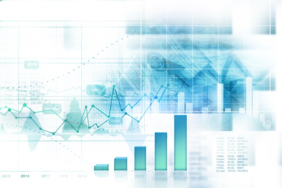 Economical stock market graph