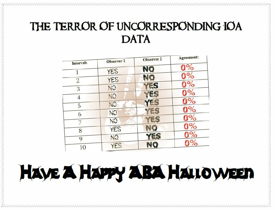 Happy ABA Halloween!